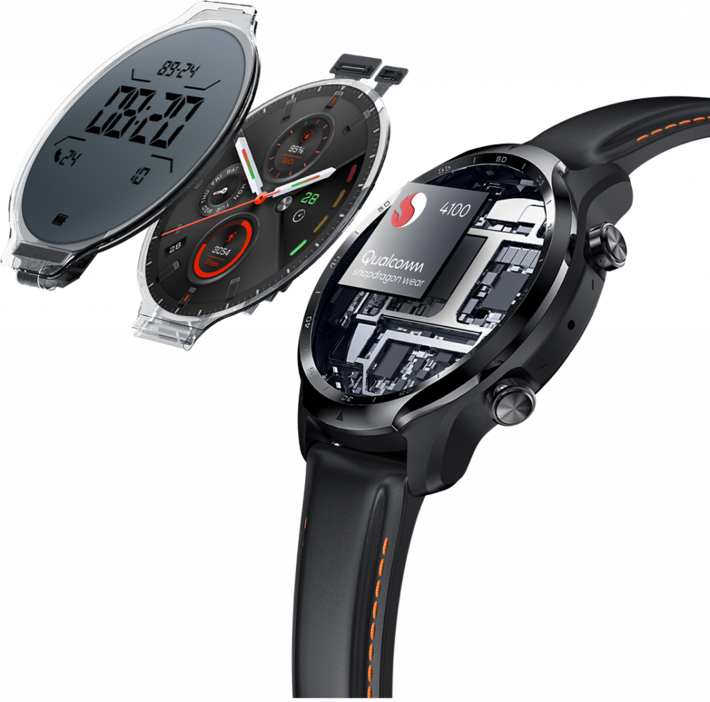 MOBVOI TICWATCH PRO 3 BLACK, DUAL DISPLAY - Mundo Smart